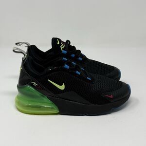Nike Air Max 270 GS Sneakers Shoes Youth Size 1 Black Ghost Green DD9717-001